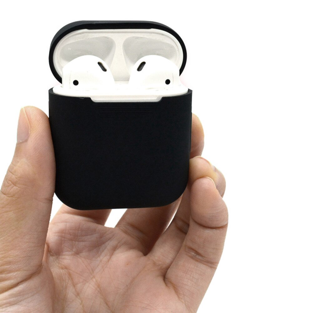 Funda de silicona blanda para auriculares carcasa a prueba de golpes protección a prueba de golpes para Apple Airpods