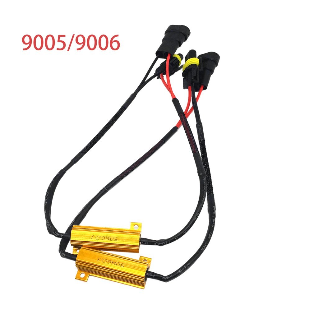 1Pc DC12V 50W Kabelboom 9005 9006 Mistlamp Wire Led Foglamp Lijn Kabel Auto Voertuig Modificatie Accessoires