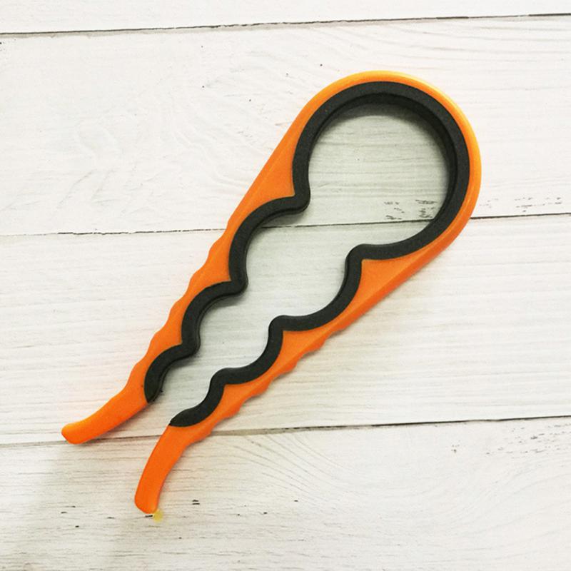 Jar Opener Easy Grip Bottle Opener Twist Off Lid Quick Opening Cooking Everyday Use for Weak Hands and Arthritic Gadget