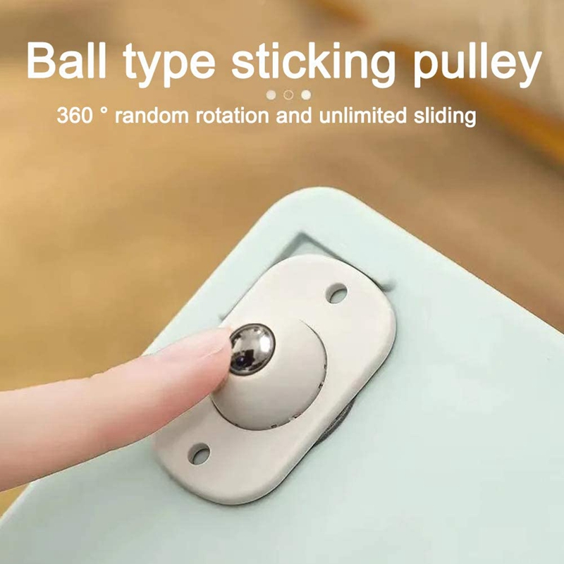 Rotelle Adesive Universali - 4 Pezzi Girevoli 360° Per Mobili E Scatole - Foto 9