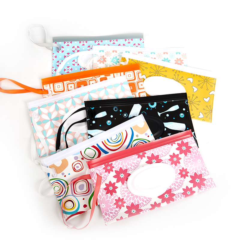 Eva Baby Nat Vegen Pouch Snap-Band Navulbare Natte Doekjes Tas Veeg Houder Case Outdoor Draagbare Herbruikbare Nuttig Tissue doos