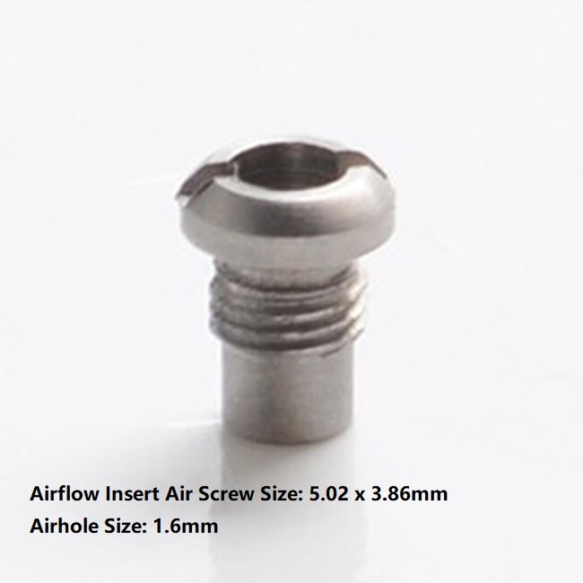 SXK Flusso D'aria Inserto Aria A Vite per Flash e Vapore Acqueo V4.5/V4.5S + RTA: Airhole 1.6mm sliver