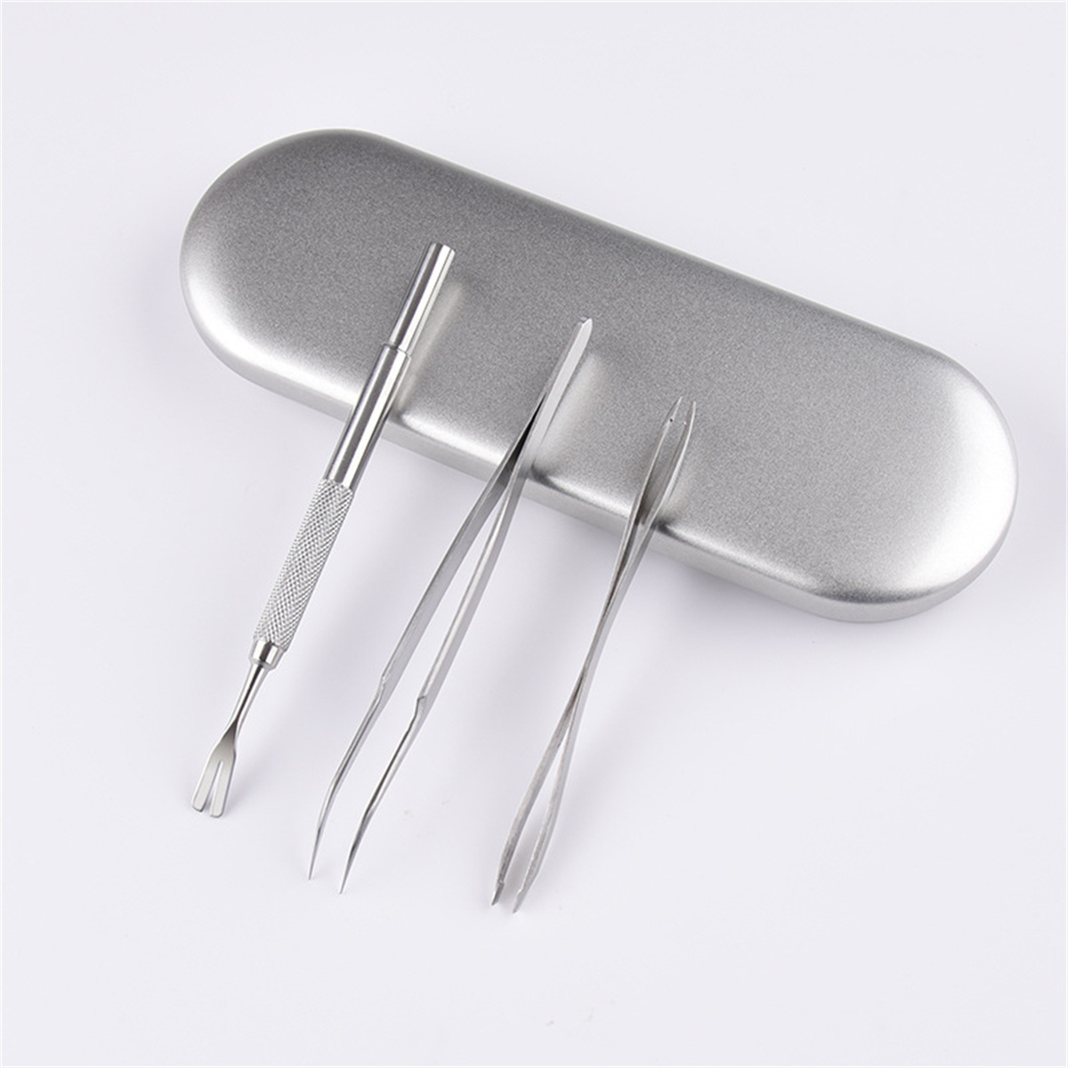 Ferramenta removedora de pulgas para animais de estimação, aço inoxidável de qualidade, gancho para arranhões, conjunto de pinças, gato, cachorro, ferramenta de remoção de carrapatos, suprimentos para tosa de animais de estimação