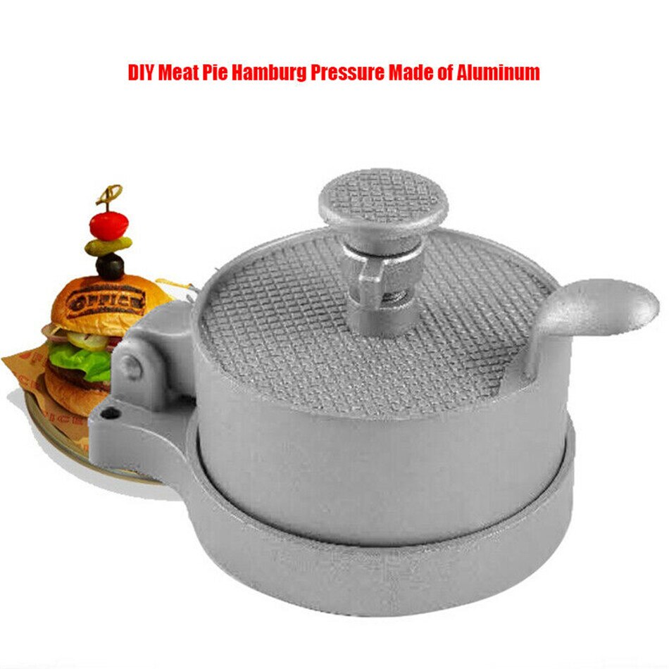 Ttlife 1* burgerpress hamburgare patty maker kött aluminiumlegering non-stick kök burger press kök rostfritt stål pie form