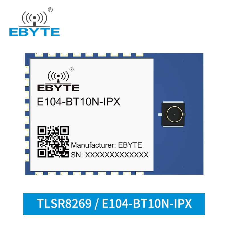 E104-BT10N-IPX Node Bluetooth Module TLSR8269 GFSK Mesh Ad Hoc Network Ble UART Radio Sensor