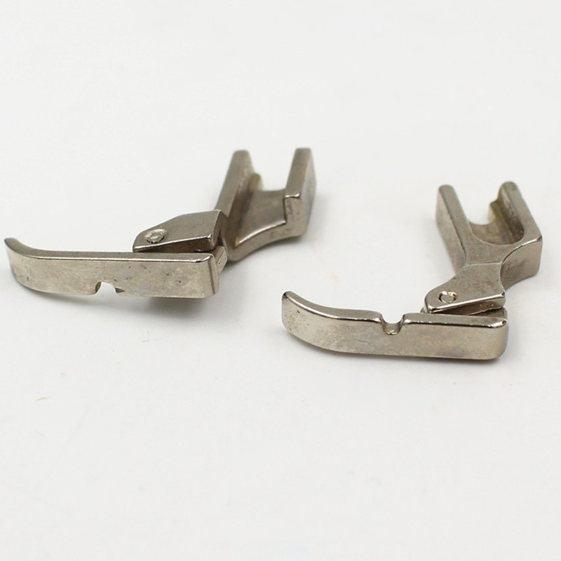 2 Pcs Industral Sewing Machine Flatcar Zipper Presser Foot P36LN / P36N
