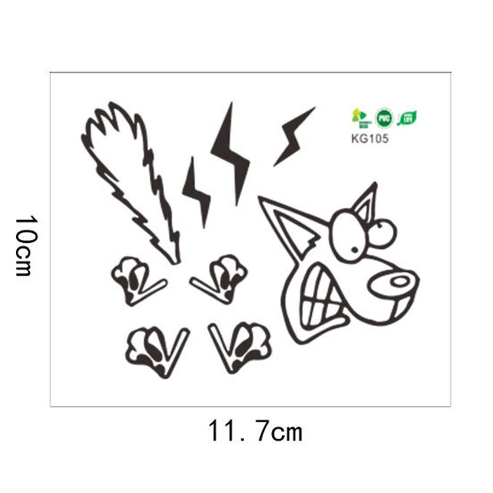 Schakelaar Muursticker Verwijderbare Levendige Elektrische Schok Hond Vogel Decal Waterdicht Kinderkamer Zelfklevende Grappige Decoratie