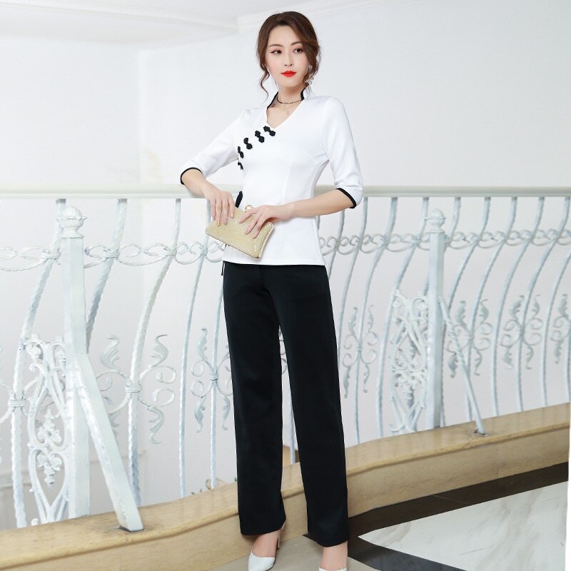 Frühling Schönheit Uniform Spa Uniformen Salon thailändisch Kleidung Schlank Massage Gesundheit Overall Schönheit Salon Arbeit Kleidung wie173