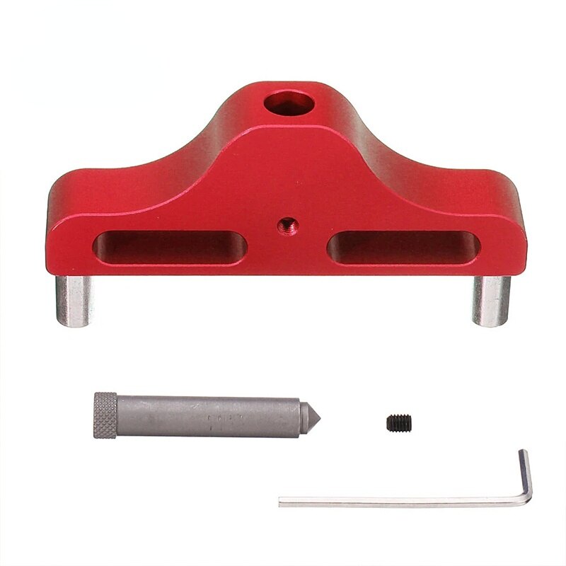 Marking Center Finder Center Scriber Line Scriber Woodworking Offset Marking Tool Wood Scribe Aluminium Alloy Marking Gauge: Red