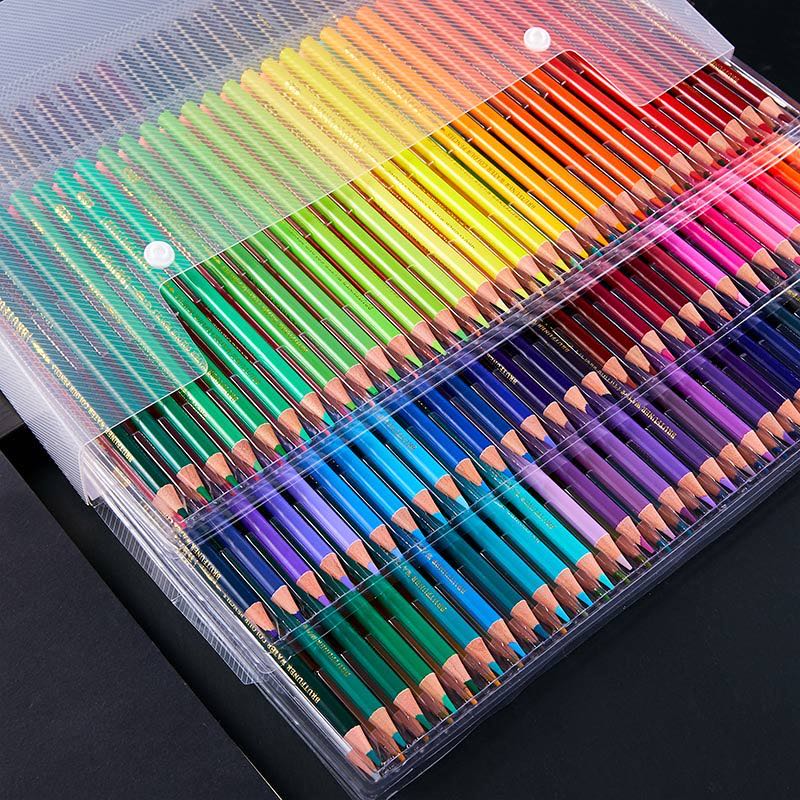 Watercolor Pencils Set and Oil Pecils Pencils Set Artist Painting Sketching Wood Color Pencil School Children Art Supplies