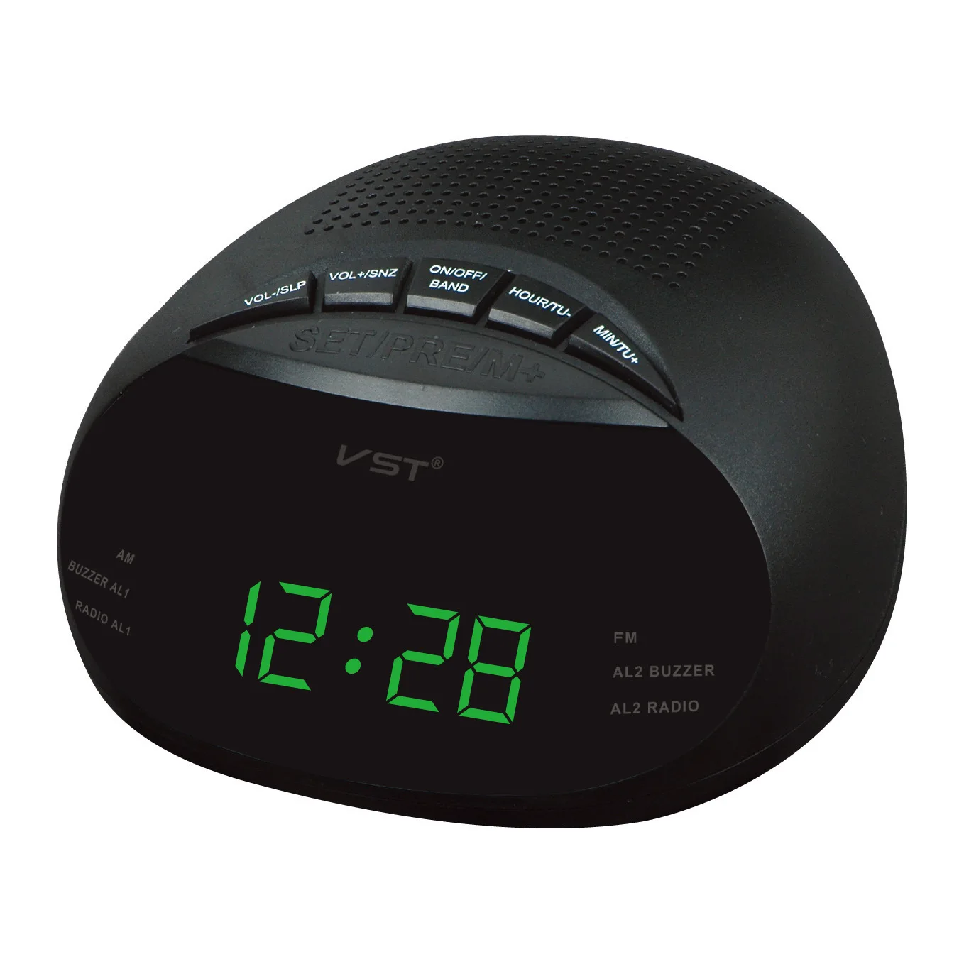 Clock Controlled AM FM Dual Channel LED Radio Alarm Clock Plug in Clock Radio Double Alarm Clock Consumer Electronics