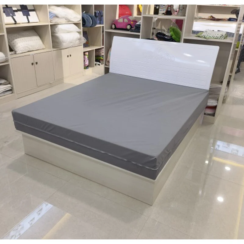 WASART 6-Side fully enclosed waterproof mattress protector cover with zipper fitted sheet style couple double bed protection pad: 200x80cm / Yellow