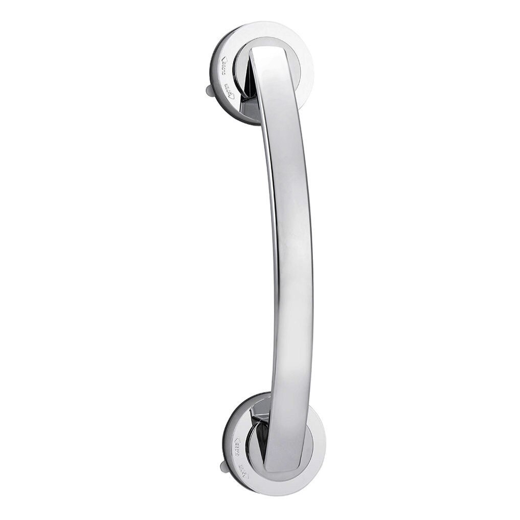 Bath Safety Handle Suction Cup Handrail Grab Bathroom Grip Tub Shower Bar Rail #558: Silver 