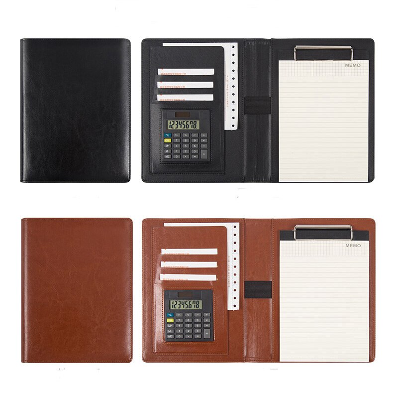 multi-functional A5 filing folder sales business manager contract folder office paper clipboard writing pad notepad calculator