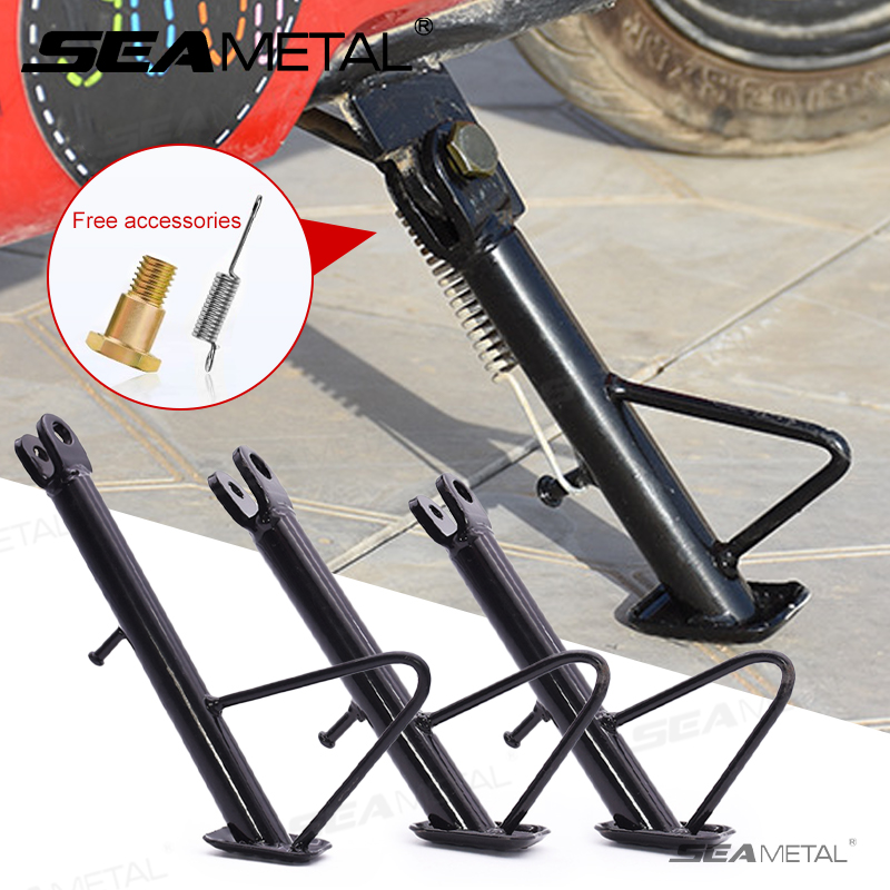 SEAMETAL Cavalletto per moto Cavalletto laterale Staffa per piede Supporto per cavalletto laterale per scooter a motore universale Accessori per supporti per moto