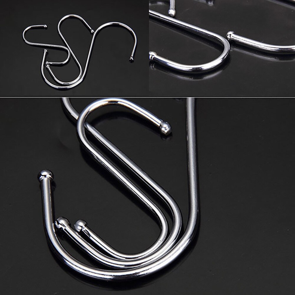 Kitchen Hooks Stainless Shaped Steel House Round S Pot Pan Hanger Clothes Storage Rack Tool