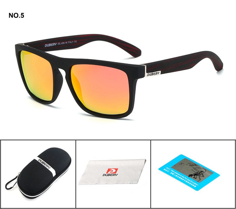 Gafas de sol polarizadas DUBERY, gafas de sol cuadradas para hombre, gafas de sol para hombre, gafas de sol Retro de lujo de de: B5