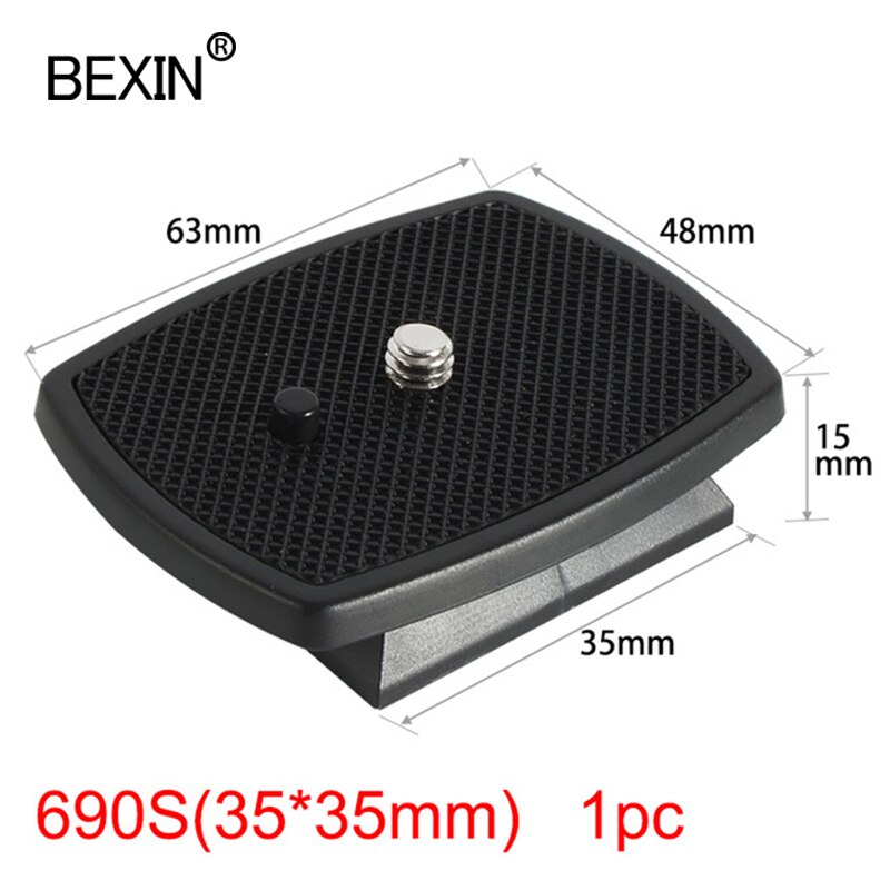 Camera Tripod Plate Monopod 3D Plastic Adapter Mounting Frame Camera Tripod Head Quick Release Plate quick release plate: Default Title