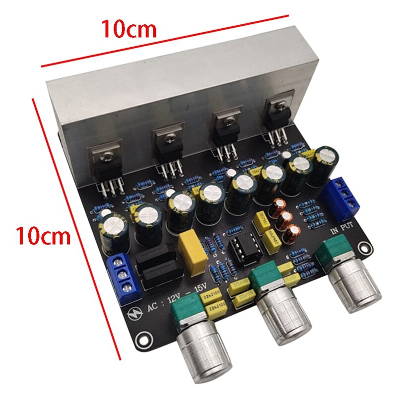 LM1875 płyta wzmacniacza zasilania 2.1 kanał płyta wzmacniacza zasilania Btl Super bas struktury multimedialnych płyta wzmacniacza zasilania