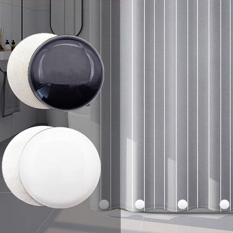 1/4/6 stuks Sterke Magnetische Gordijnen Gewicht Magneet Gesp Winddicht Douchegordijnen Anti Drijvende Balkon Doek Koelkast Magneet
