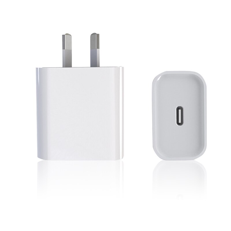 Pd 20w-fach usb-c-schnellladeadapter mit eu-/uk-/us-/au-stecker für iphone 13, 12 pro max , /12/11/ xs/x, pd-ladegerät und ipad air/tragbares ladegerät