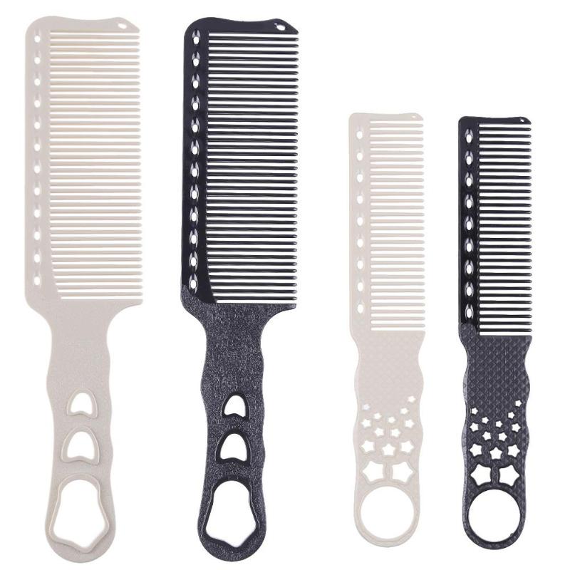Professionele Salon Kammen Anti-statische Plastic Hars Kam Mannen Vrouwen Haar Styling Platte Kammen Kappers Hair Styling Tools