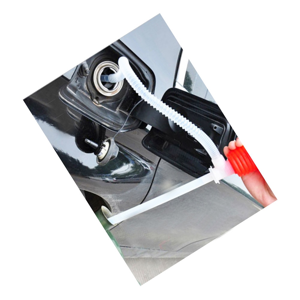 Portable Car Manual Hand Siphon Pump Hose Gas Oil Liquid Syphon Transfer Pump #