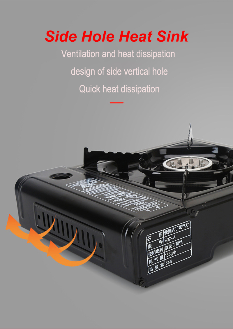 Outdoor Camping Stove Mini Portable Gas Stove Metal Cassette Portable Gas Grill Propane Burner Gas Stove for Cooking