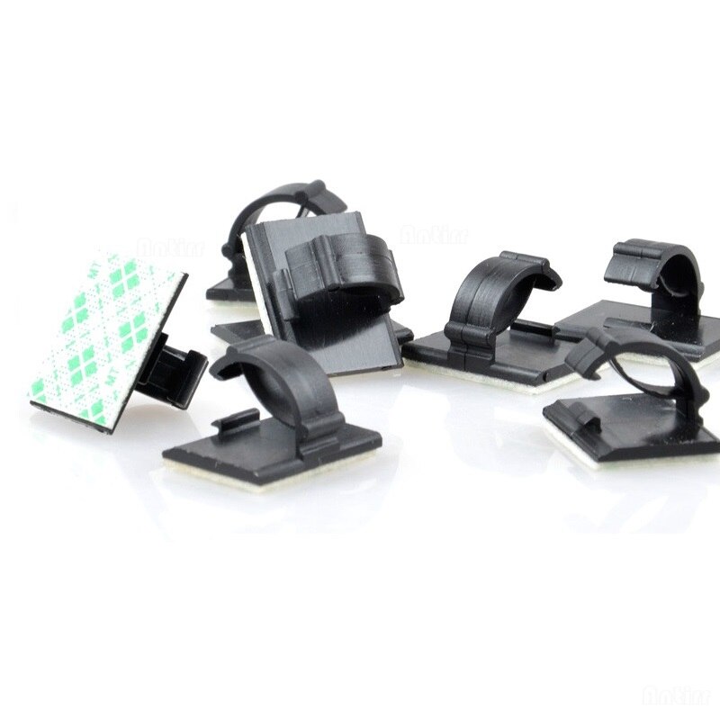 20 piezas-organizador de sujetadores para cables de coche, gancho de carga de Cable, Clip de Cable, soporte de sujeción de pared, gestión