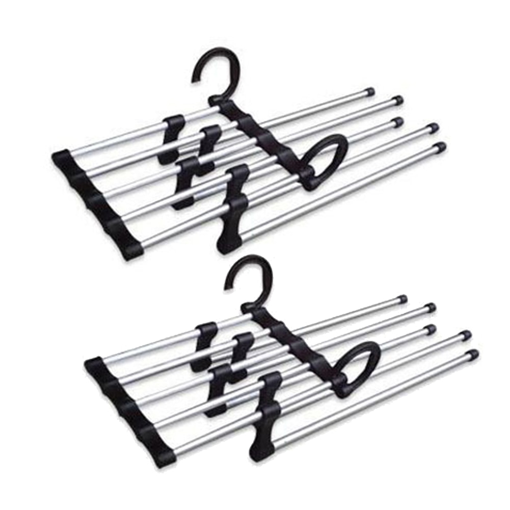Perchero para pantalones con cinturón, organizador ajustable, perchero para pantalones, perchero para ropa, pantalones, bufanda, pantalones vaqueros de múltiples capas