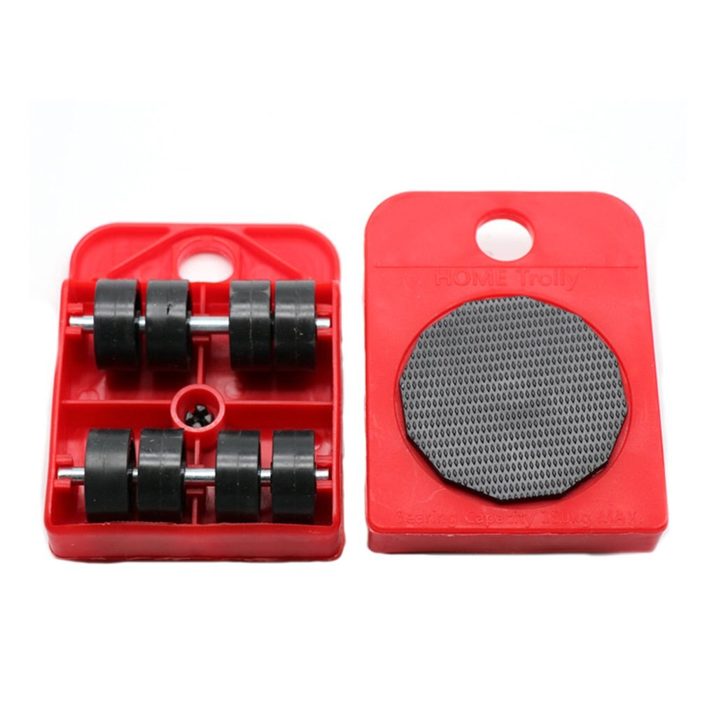 Home Trolley Lift And Move Slides Kit Easily System For Furniture 5 Packs Tool Set Furniture Lifter Transport set Heavy mover
