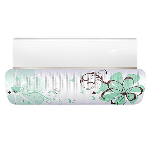Animal Wisteria Home Air Conditioner Cold Wind Shield Folding Deflector Cover The wind shield is used for anti-direct blowing.: Wisteria