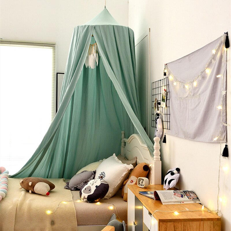 Baby Canopy Klamboe Kinderen Kamer Decoratie Crib Verrekening Baby Tent Viscose Baby Klamboe Fotografie Props