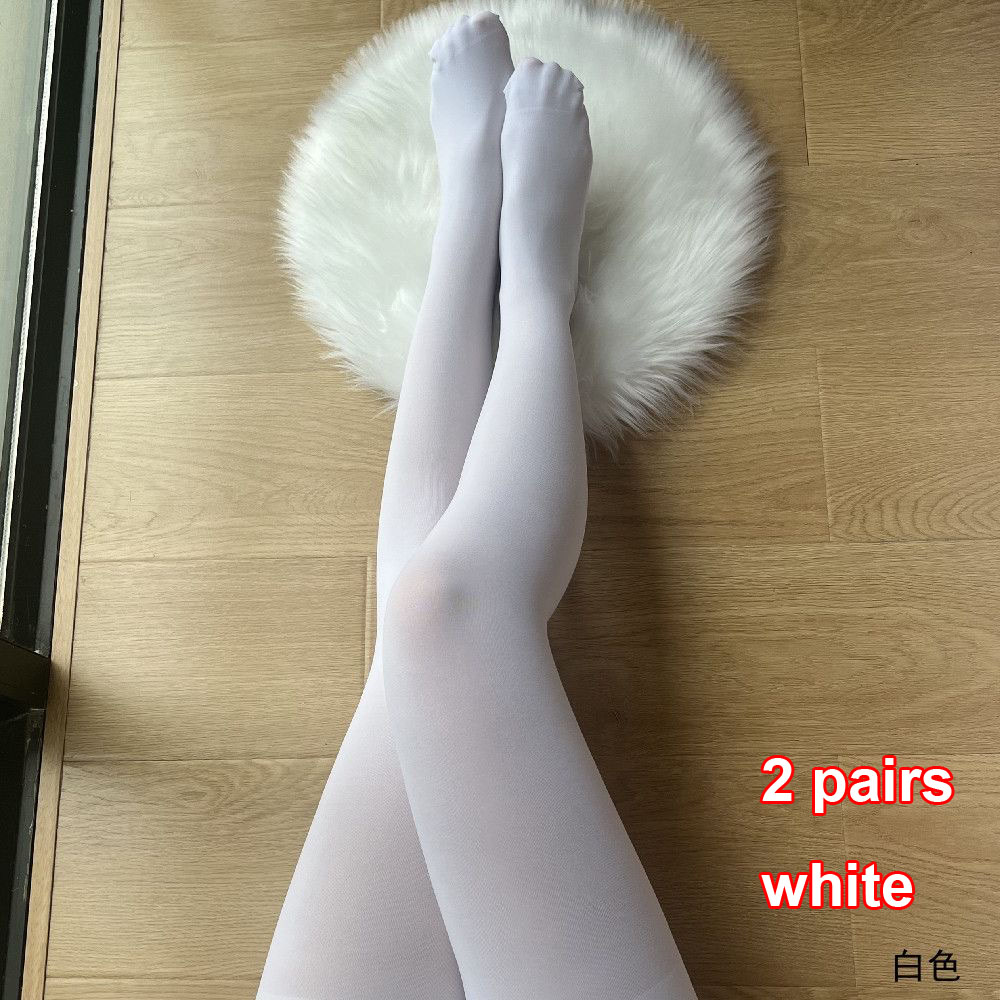 Pantimedias sexys de terciopelo 50D para mujer, medias cálidas de Color caramelo, Multicolo, superelásticas, talla grande, primavera y otoño, 120kg: YELLOW