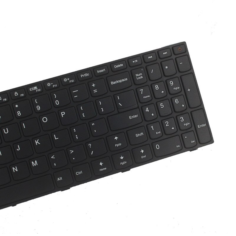 teclado de EE.UU. para lenovo ideaPad 110-15ISK 110-15IKB 110-17ACL 110-17IKB 110-17ISK US teclado para portátil No retroiluminado con marco