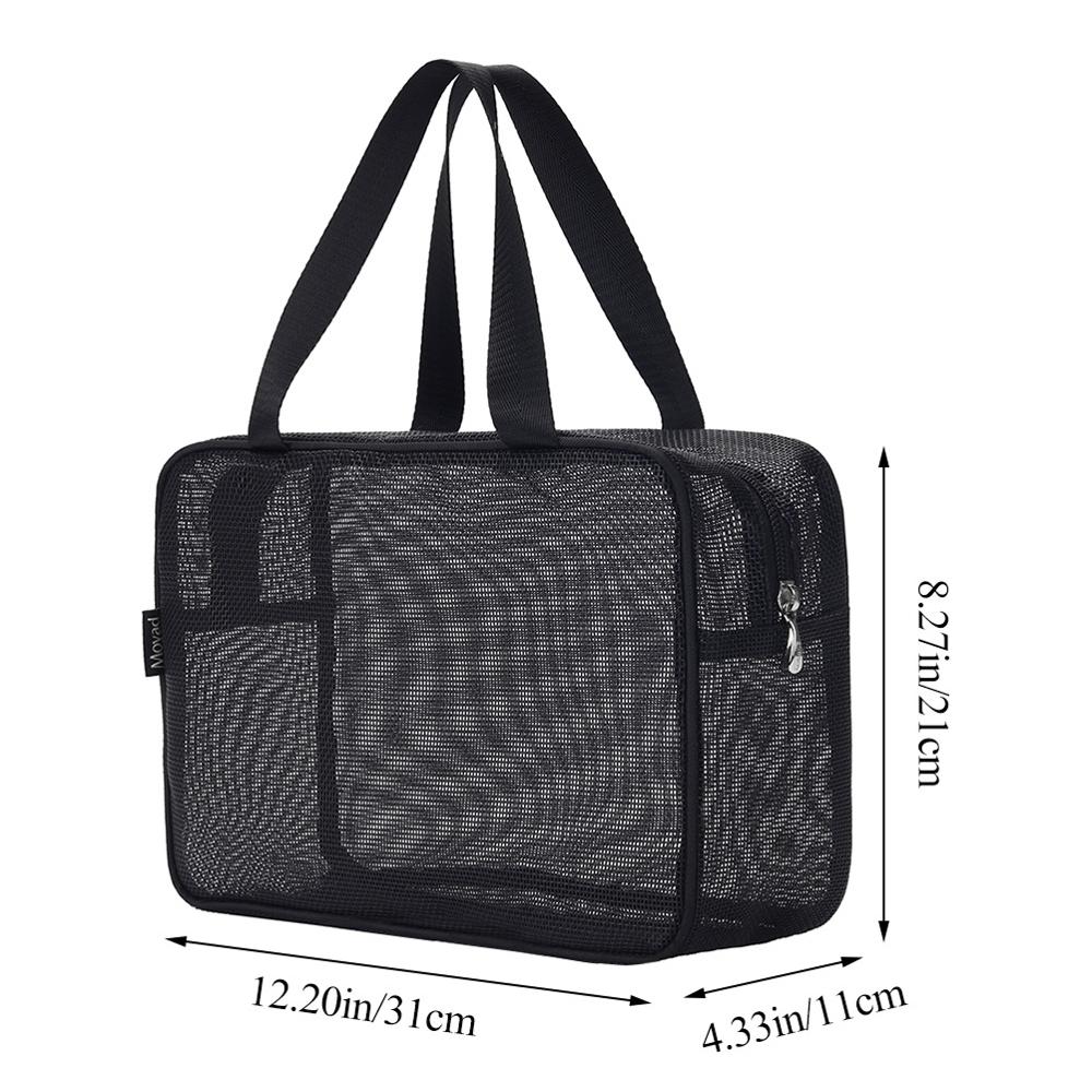 Bolso de mano portátil resistente al agua, bolsa de aseo de malla para ducha, gimnasio, natación, Camping, Rafting, cosméticos, bolsa de almacenamiento, neceser de viaje
