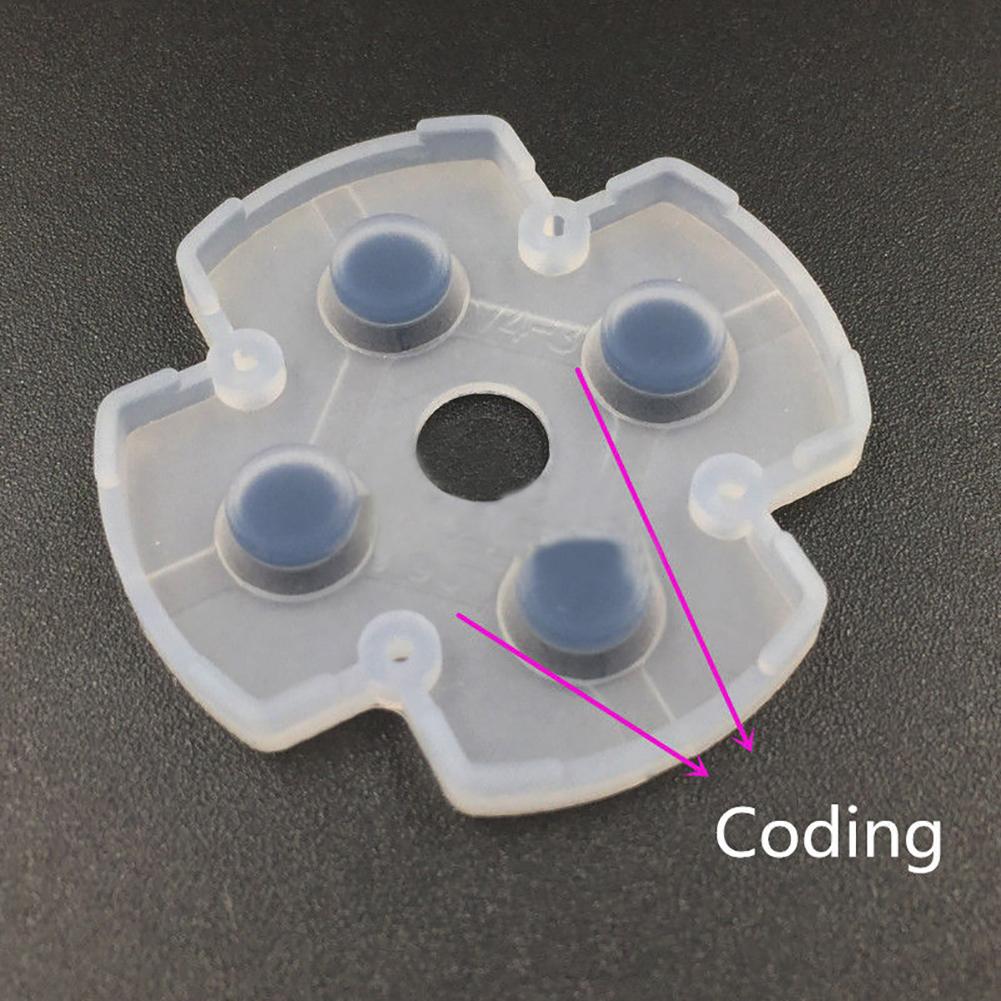 Original ægte erstatnings silikone gamepad ledende pude til  ps4 controller reparationsdele controller knapper kontakt gummi