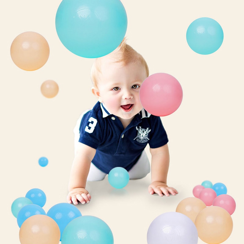 200-Pack Colorful Ocean Balls – 5.5cm Soft Plastic Play Balls For Kids' Ball Pits, Swim, And Fun Toys