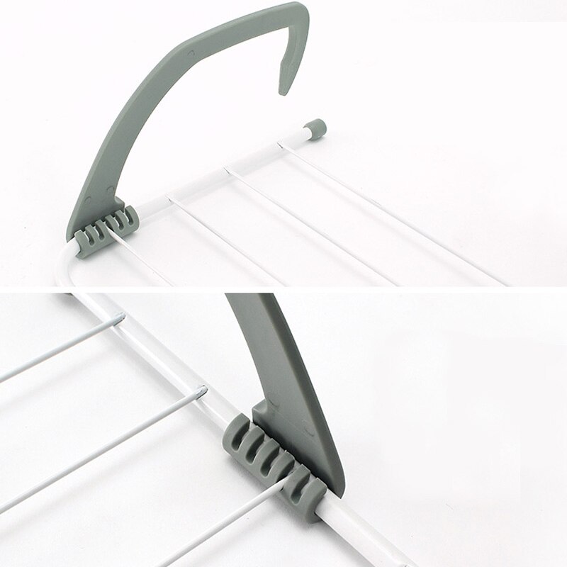 52x16x34.5cm Foldable Drying Rack Folding Outdoor Pole Portable Clothes Punch Radiator Hanger Balcony Telescopic Dryer Airer