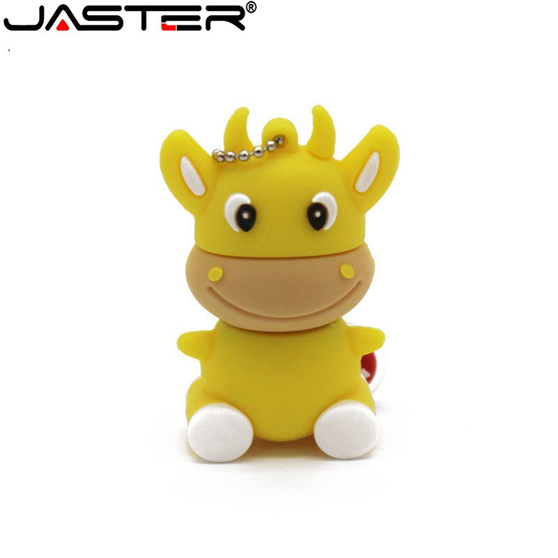 JASTER mini cartoon External Storage USB 2.0 4GB 8GB 16GB 32GB 64GB small cow cow USB flash drive