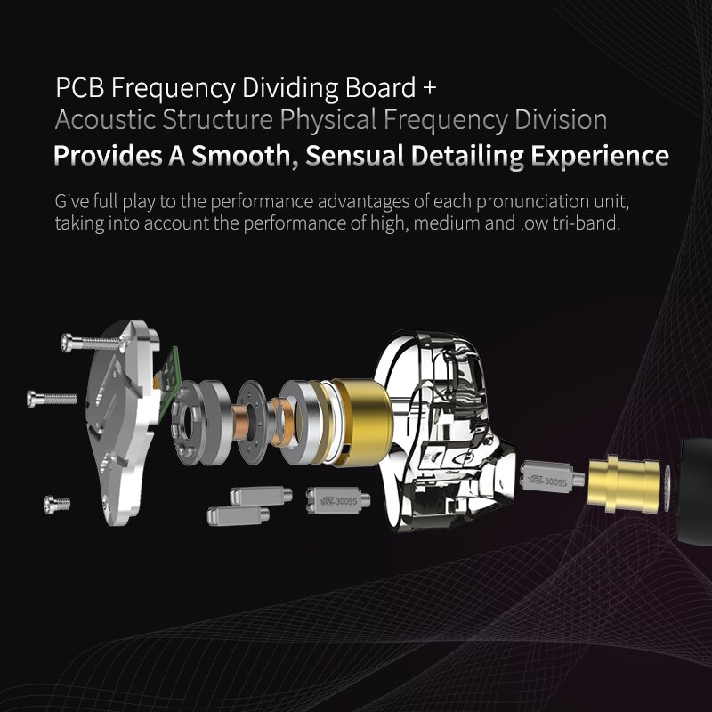 Kz  zs10 pro 4ba+1dd hybrid in ear hodetelefoner 5 driverenhet hifi hodesett dj monitor øretelefon ørepropper kz  zs10 as10 zst cca  c10 c16