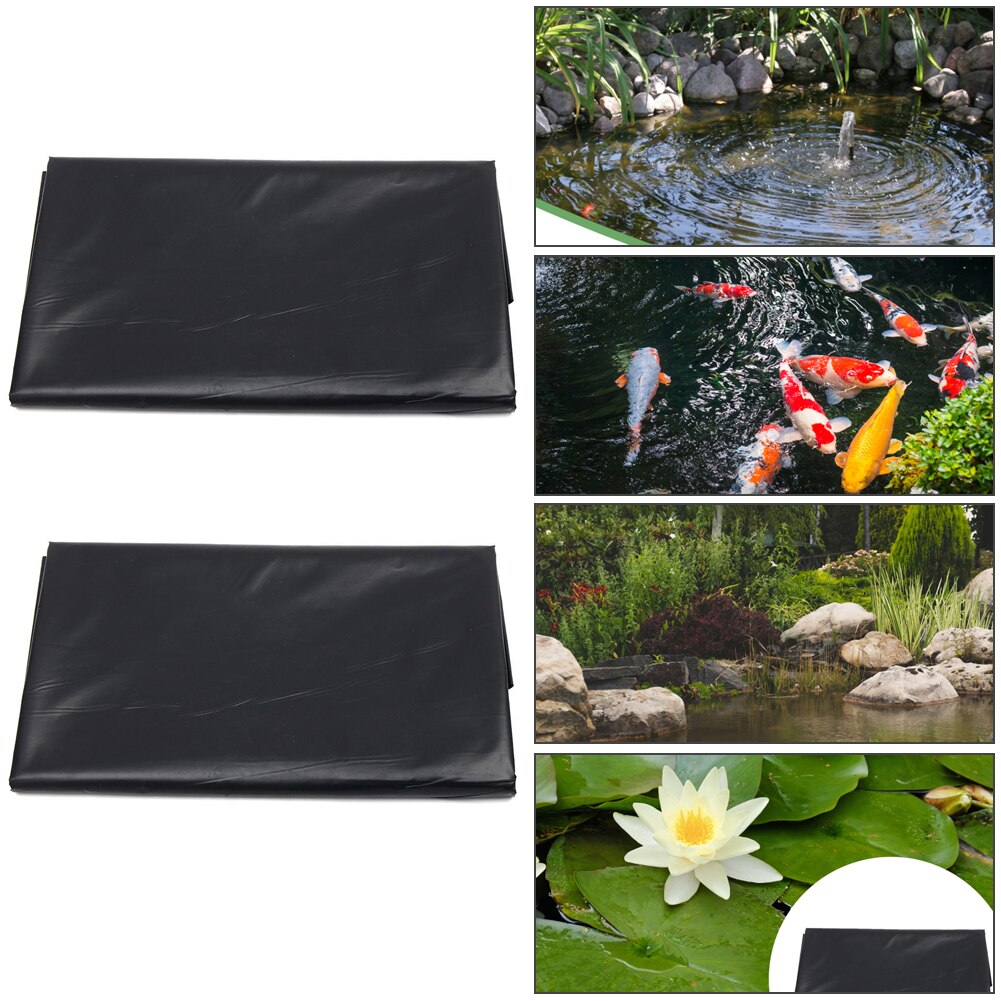 Landscaping Waterproof Liner Cloth Geomembrane Liner Cloth Black Fish Pond Liner Garden Pools HDPE Heavy Duty