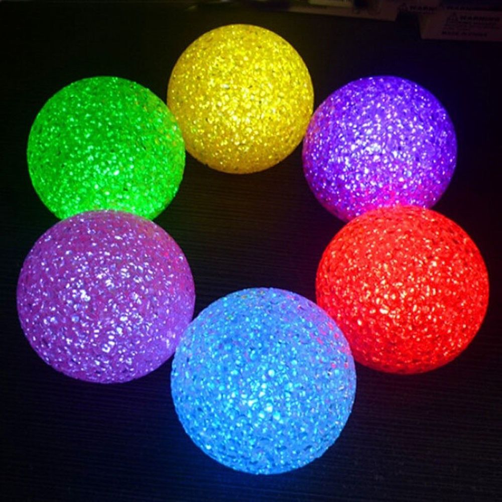 Bunte Romantische Ändern Kristall Ball LED Nachtlicht Erstaunliche Kristall Beleuchtung Lampe Glow Romantische Atmosphäre Beleuchtung Spielzeug