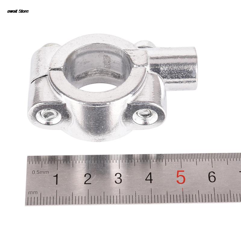 Abrazadera de montaje para espejo retrovisor de motocicleta, soporte adaptador para manillar de bicicleta, 8mm y 10mm, 1 unidad