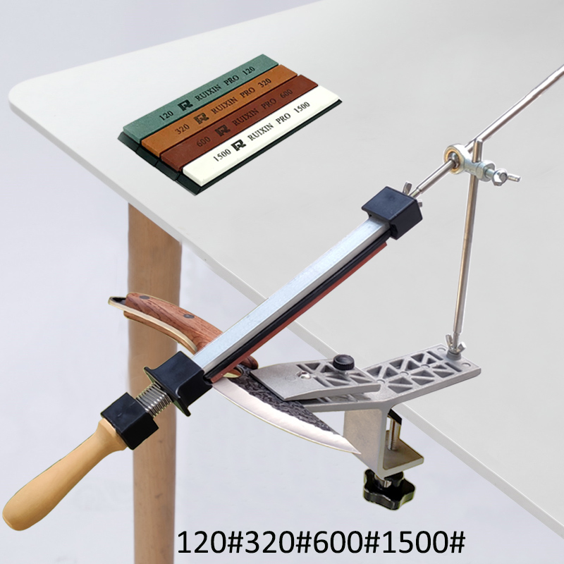 Sharpener Improved Fixed Angle Sharpener Knife Sharpener Sharpening System White Corundum Oil Stone GT: 4Y