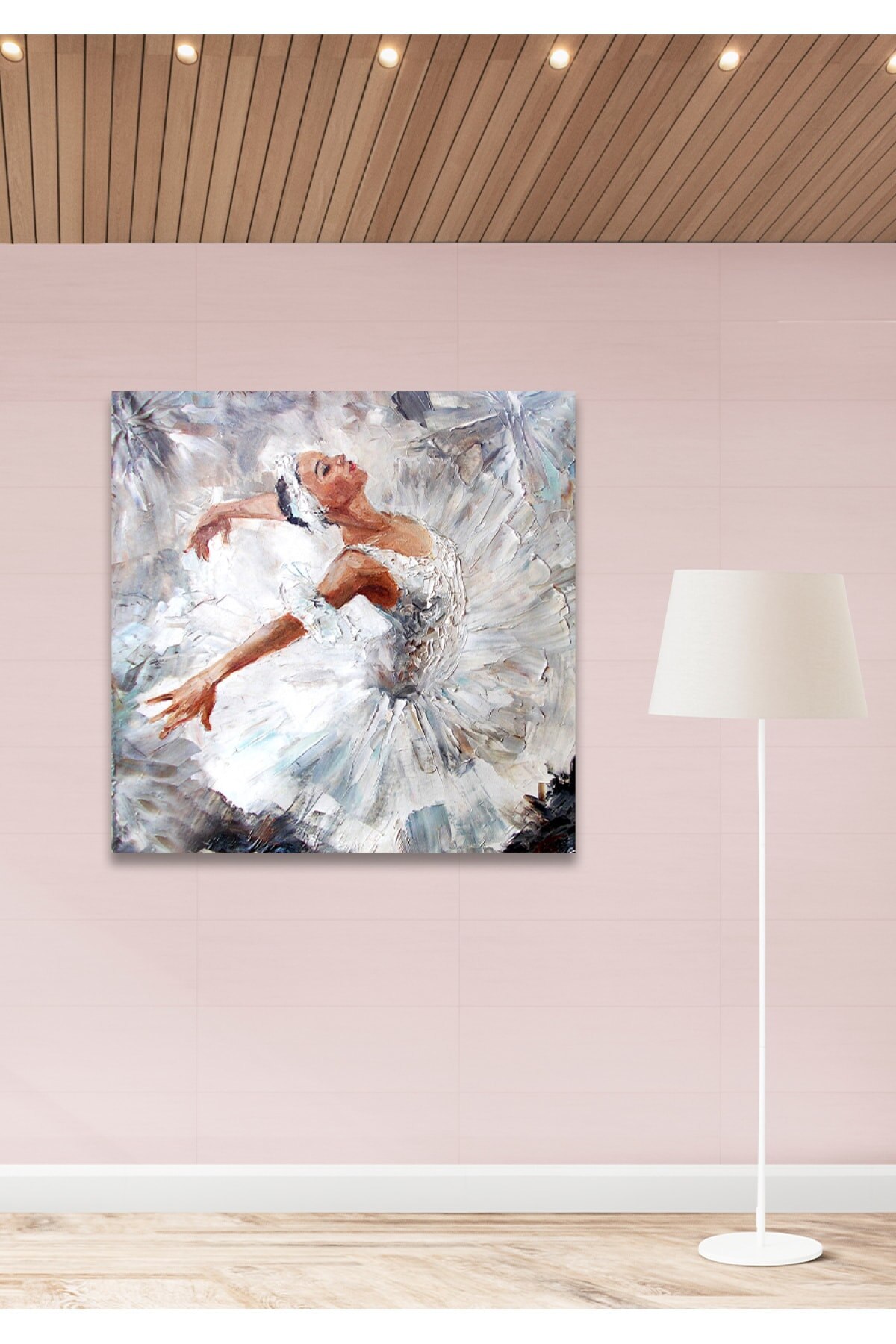 80x80cm Ballerina Art Wall Canvas Painting