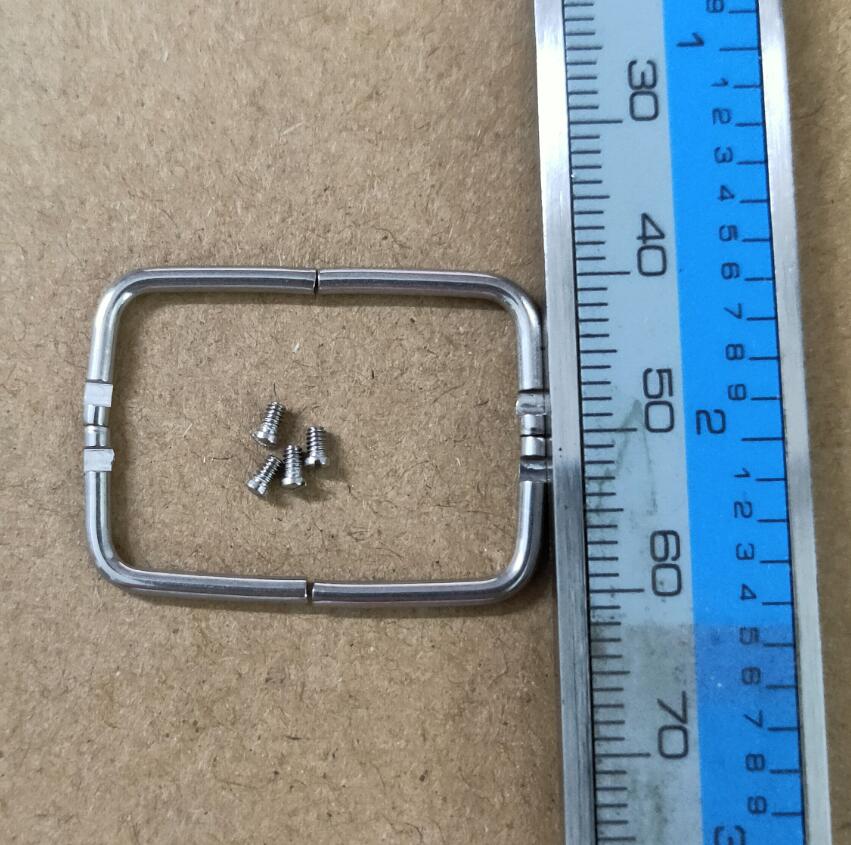 Watch parts Watch accessories Watch case parts Watch case accessories stainless steel L shape Four lugs and four screws