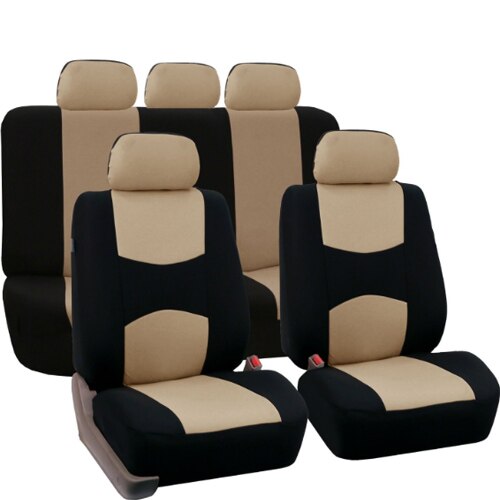 Funda para asiento de coche, accesorios, fundas de asientos de coche para kia Picanto Rio 3 4 rio k2 Sorento 2005 2007 soul: Beige
