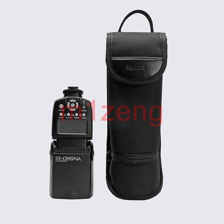 Flitser Flash Case Protector Pouch Cover kan de diffuser en batterijen voor Canon 430EX 580EX 430EX II 580EX II