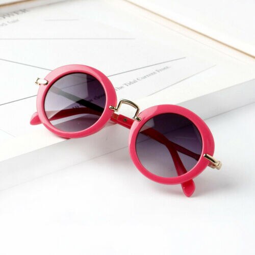 Kind Kids Jongens Meisjes Shades Baby Goggles Bril Kid Zonnebril Retro Zomer Kid Peuter Zonnebril UV400 Bescherming Brillen: Rose red
